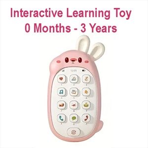 Toy Phone for Babies & Toddlers 0-3 Years - BPA-Free, Music & Sound Functions